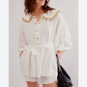 Free people linen porto set